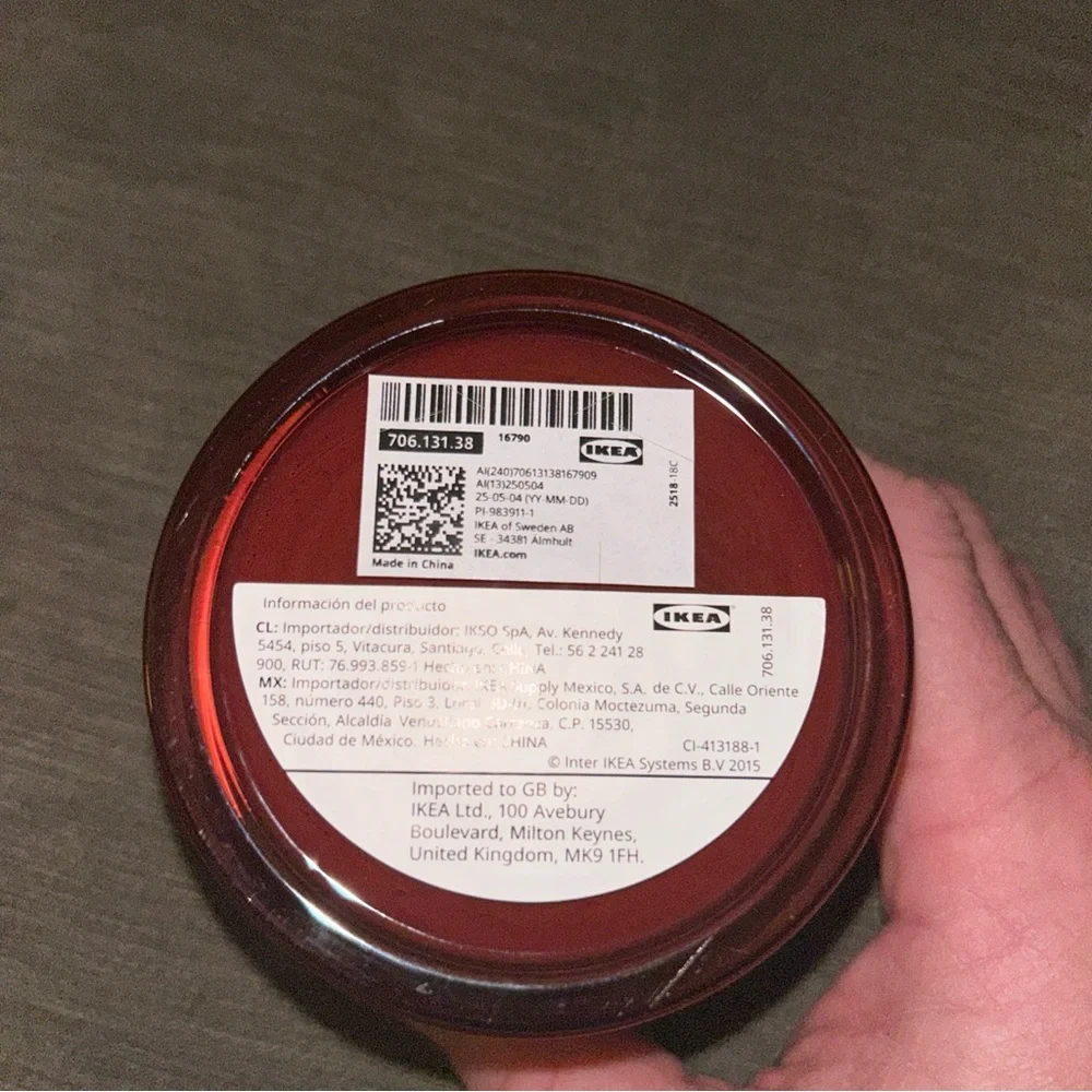 IKEA Vibrant Red Candle Holder